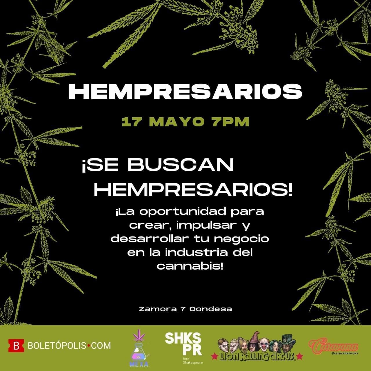 Presentan Hempresarios, primer evento cannábico para empresarios mexicanos