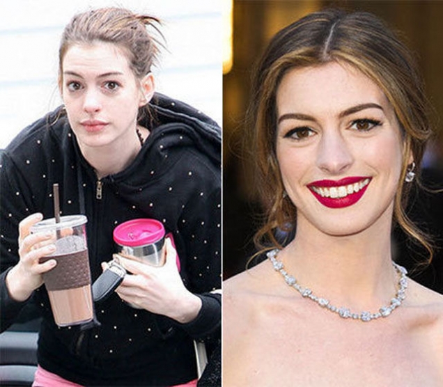 Sin Maquillaje Anne Hataway