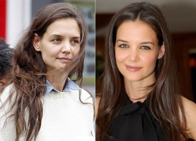 Sin Maquillaje Katie Holmes